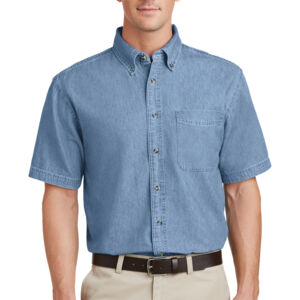 Short Sleeve Value Denim Shirt Thumbnail