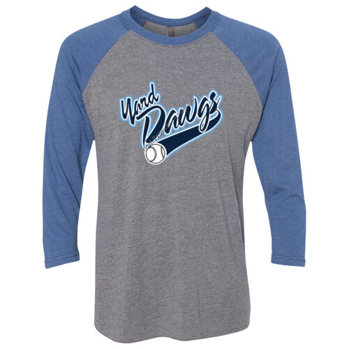 Classic Yard Dawgs - Unisex Triblend Three-Quarter Raglan T-Shirt Thumbnail
